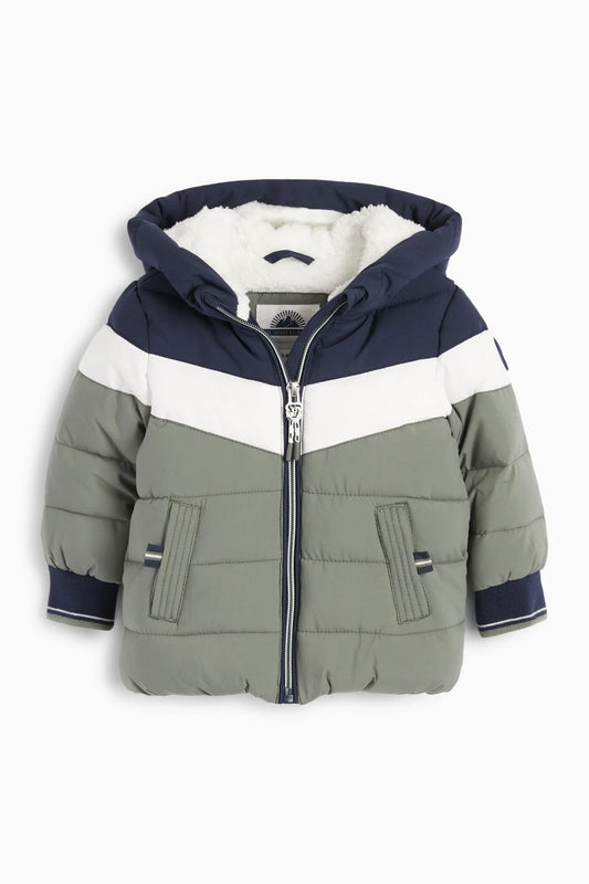 Baby lined quilted jacket