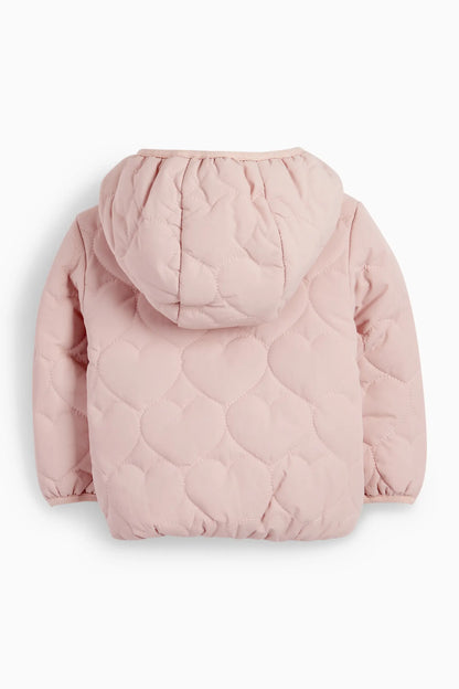 Heart quilted jacket