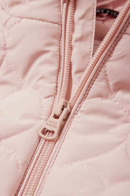 Heart quilted jacket