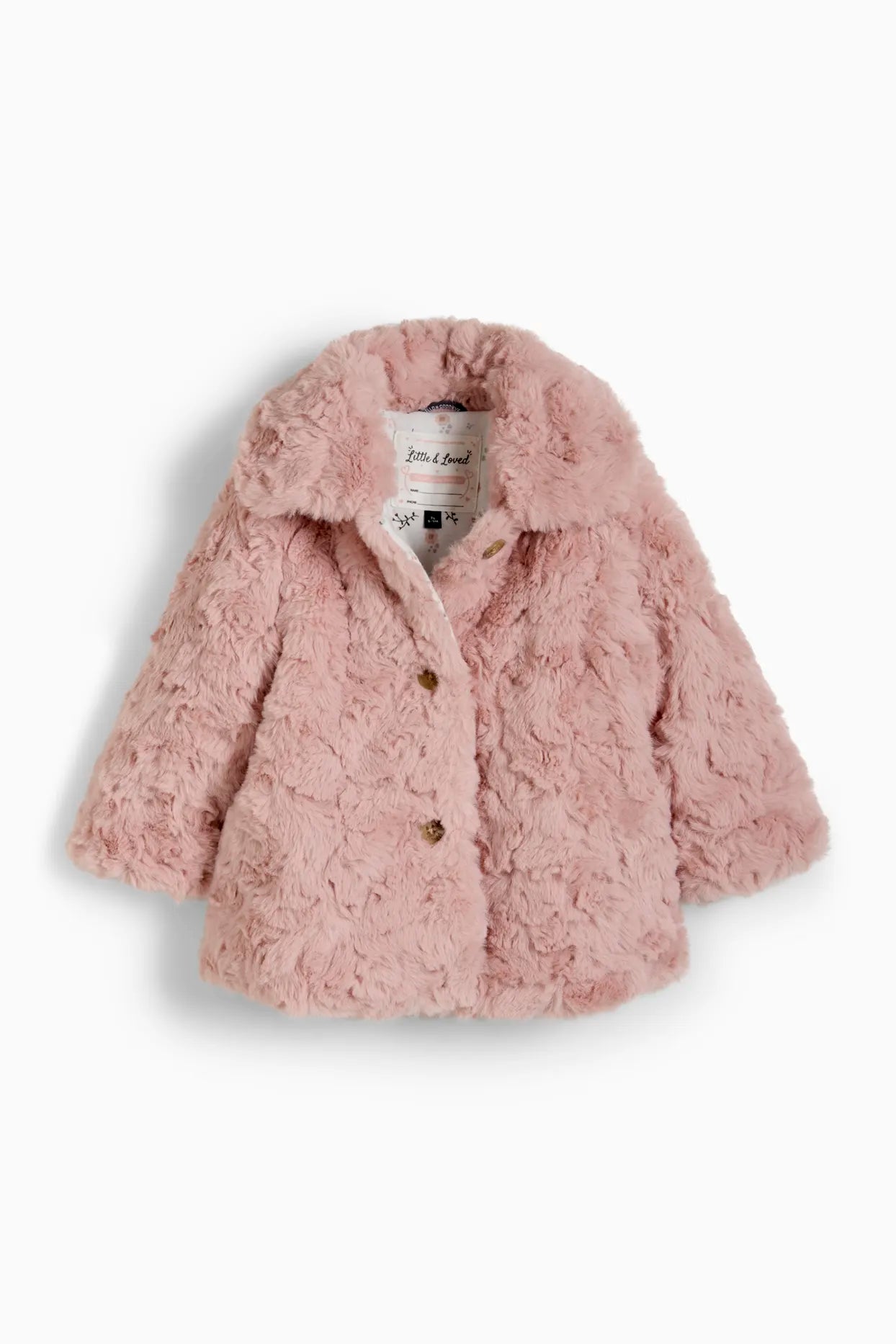 Plush baby coat