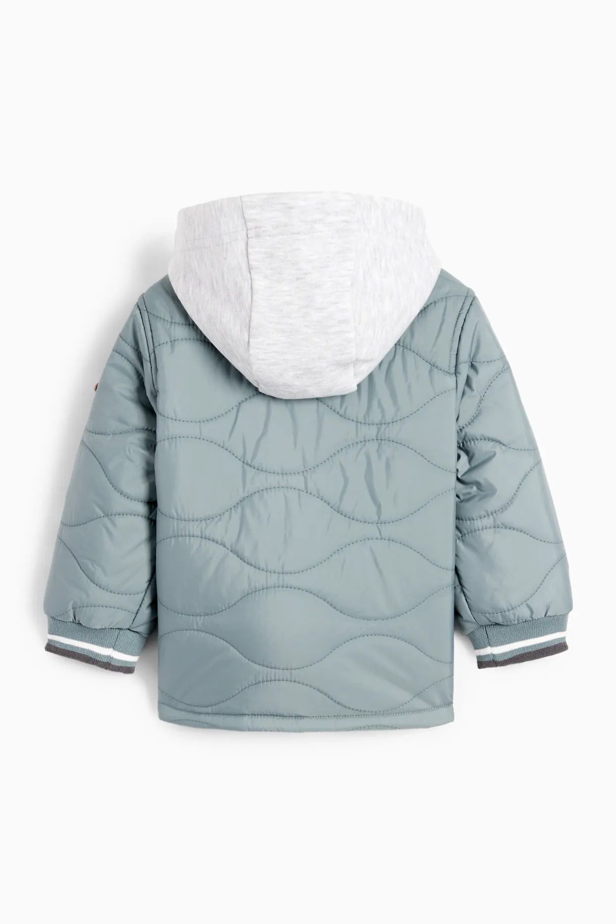 Quilted jacket with hood