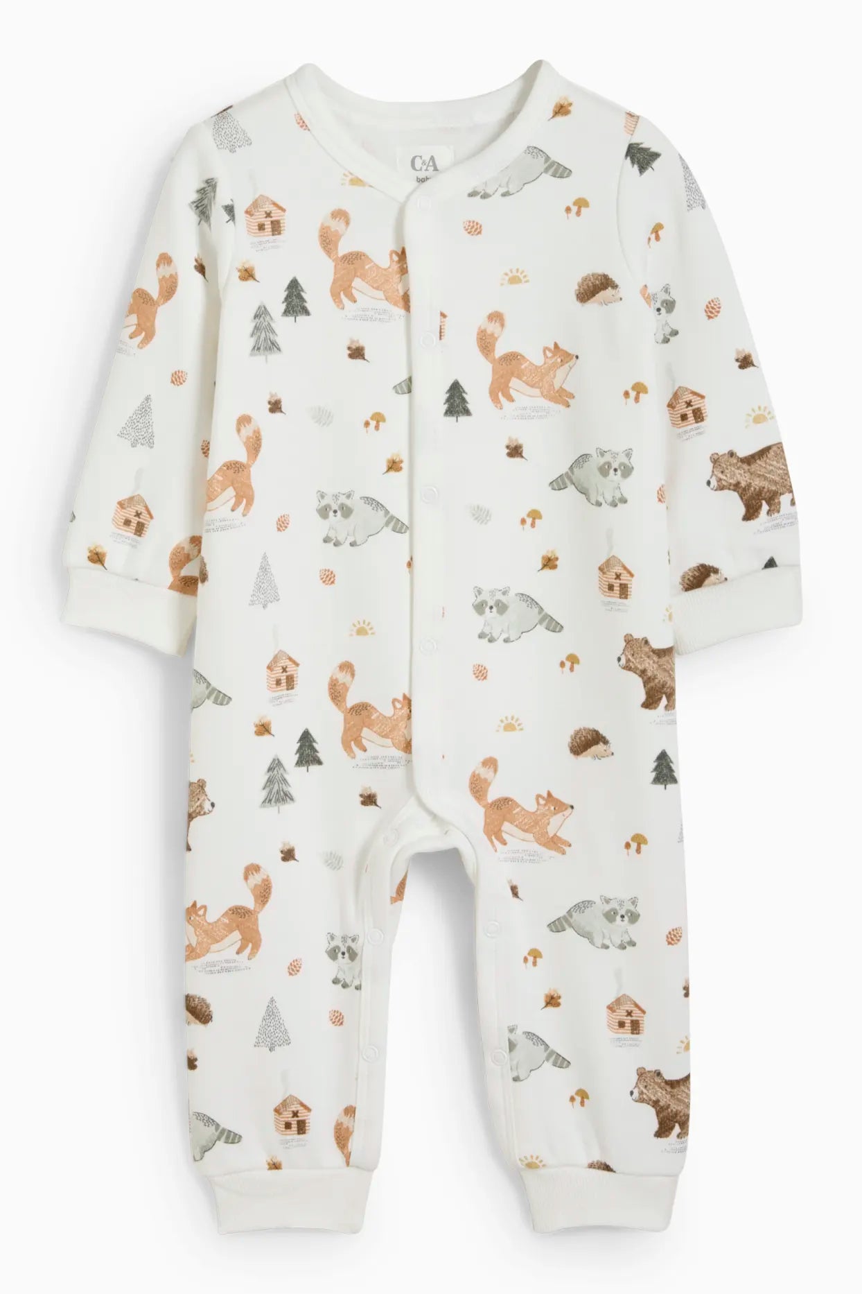 Forest animals sleepsuit