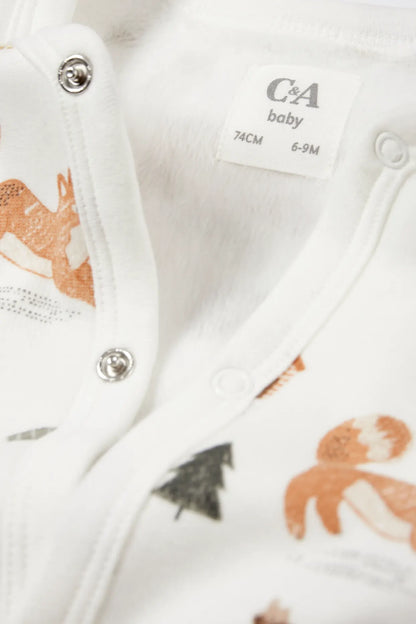 Forest animals sleepsuit