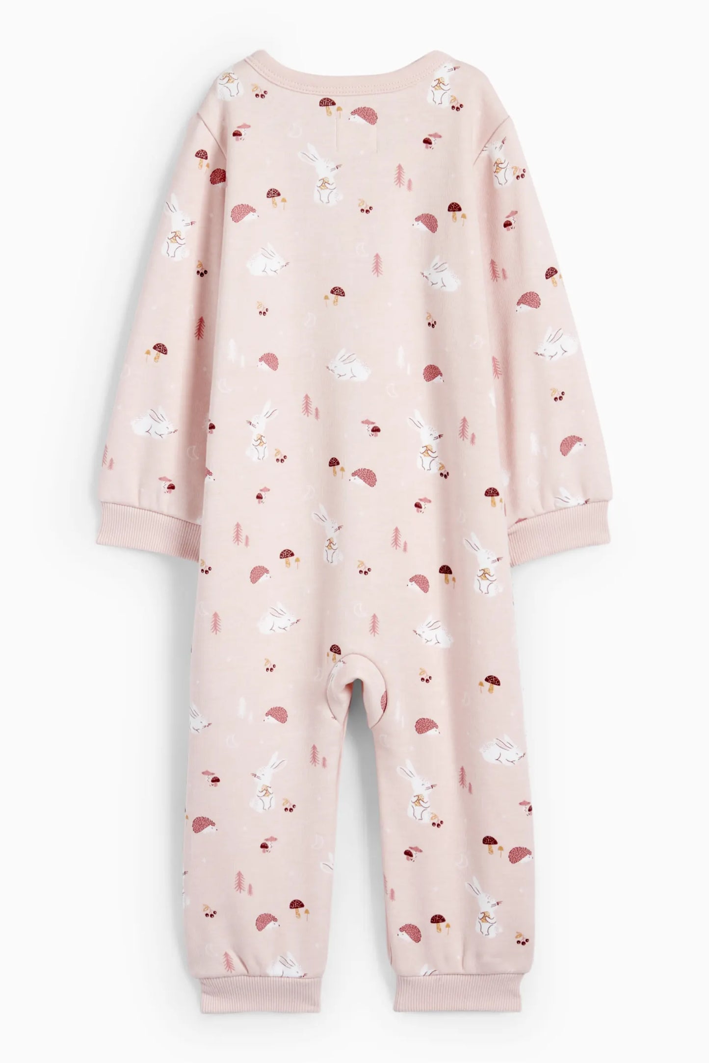 Pink Bunny sleepsuit