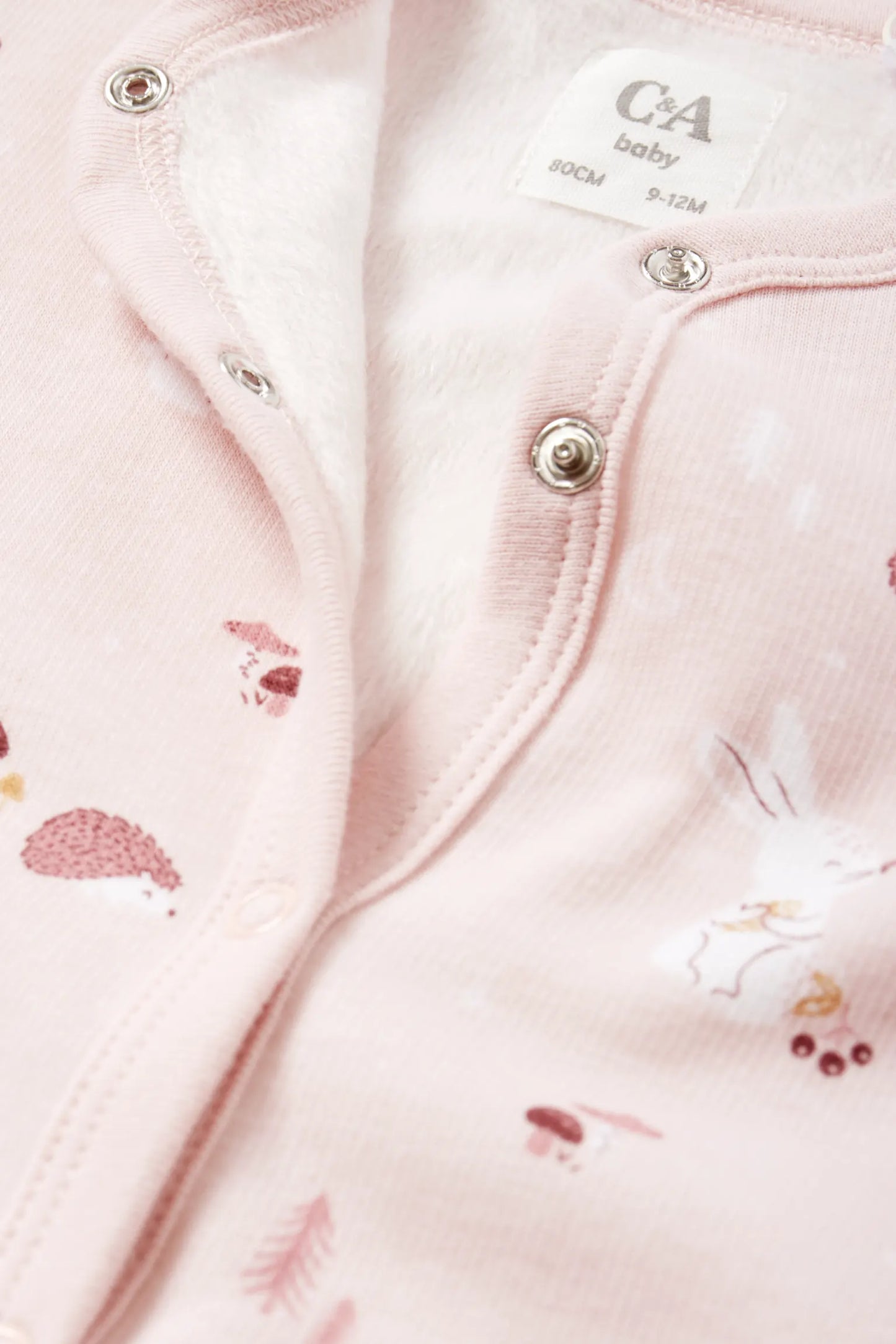 Pink Bunny sleepsuit