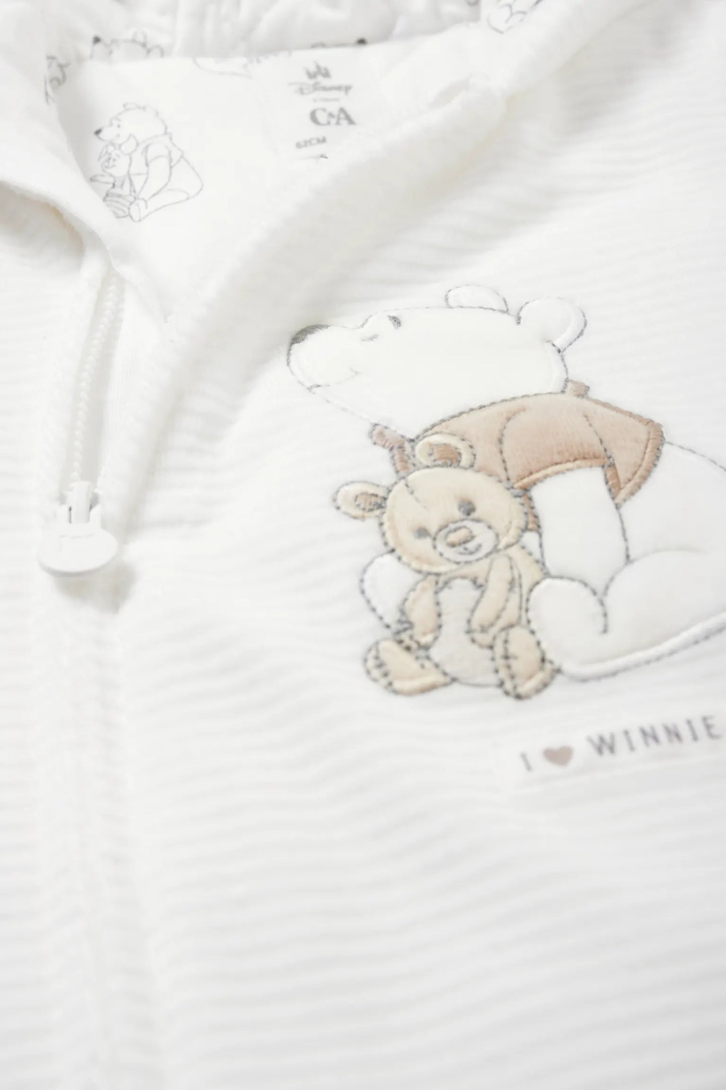 Winnie the Pooh velour overall