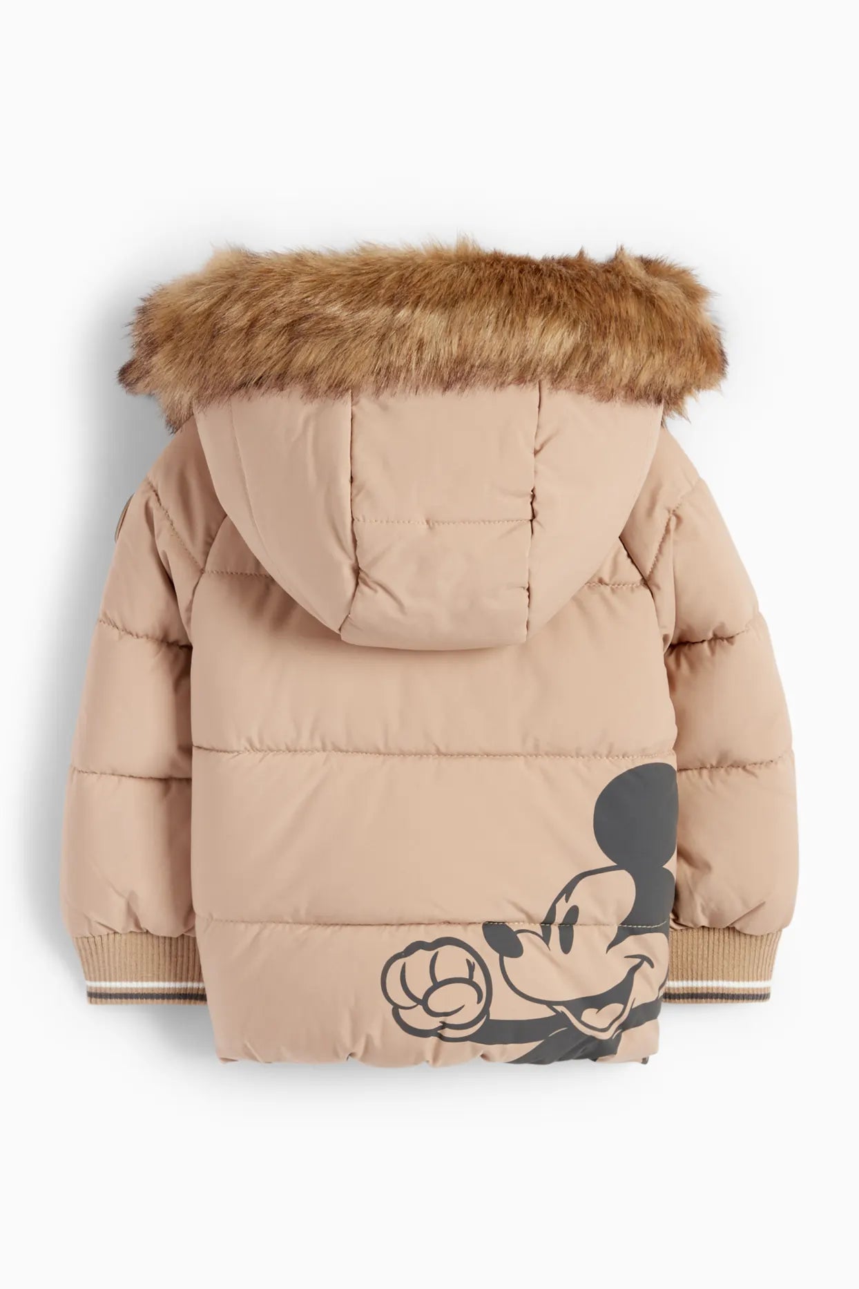 Mickey Mouse quilted jacket with removable hood