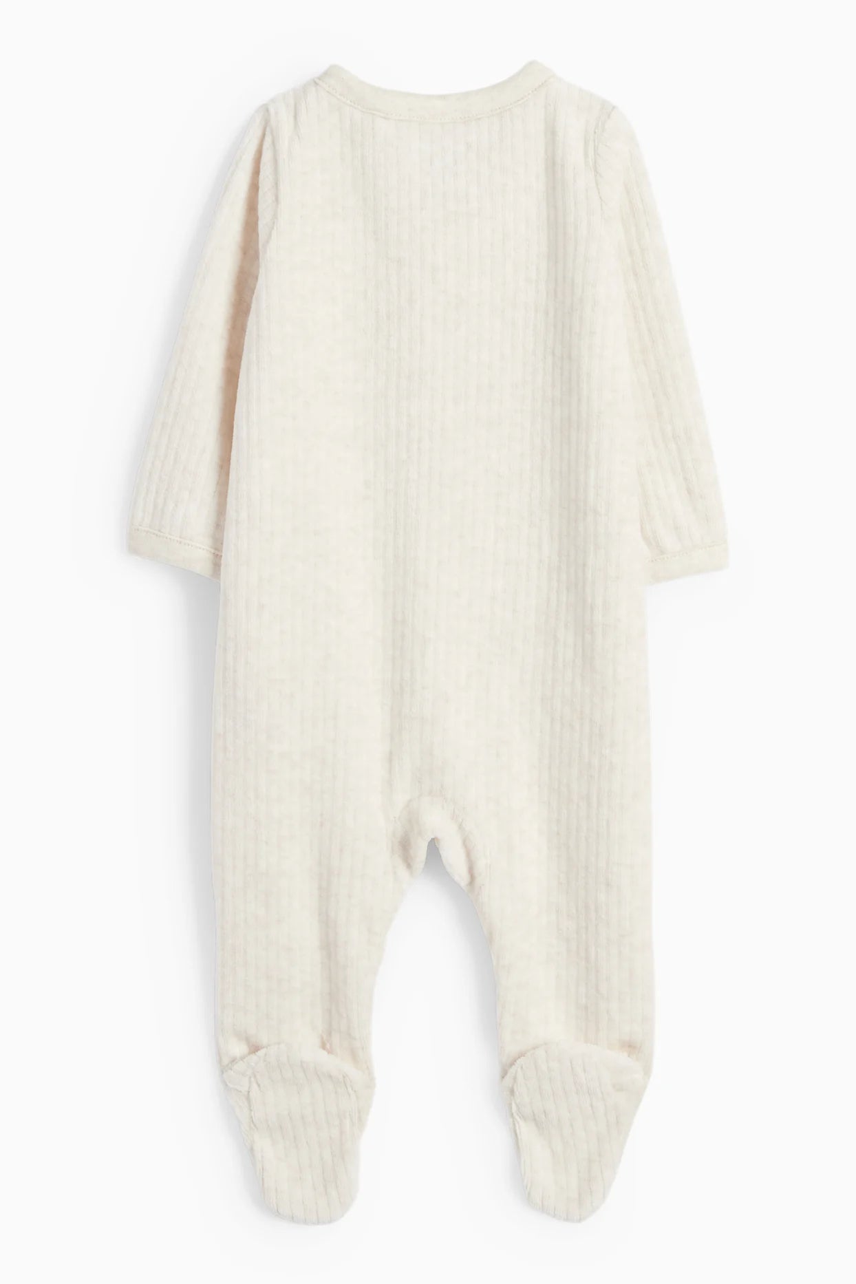 Teddy bear velour Sleepsuit