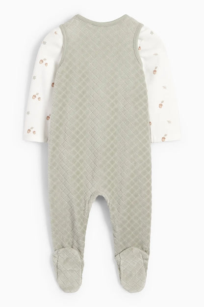 Squirrel 2 pieces romper set