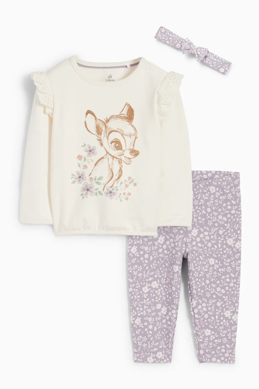 Bambi 3 pieces baby outfit