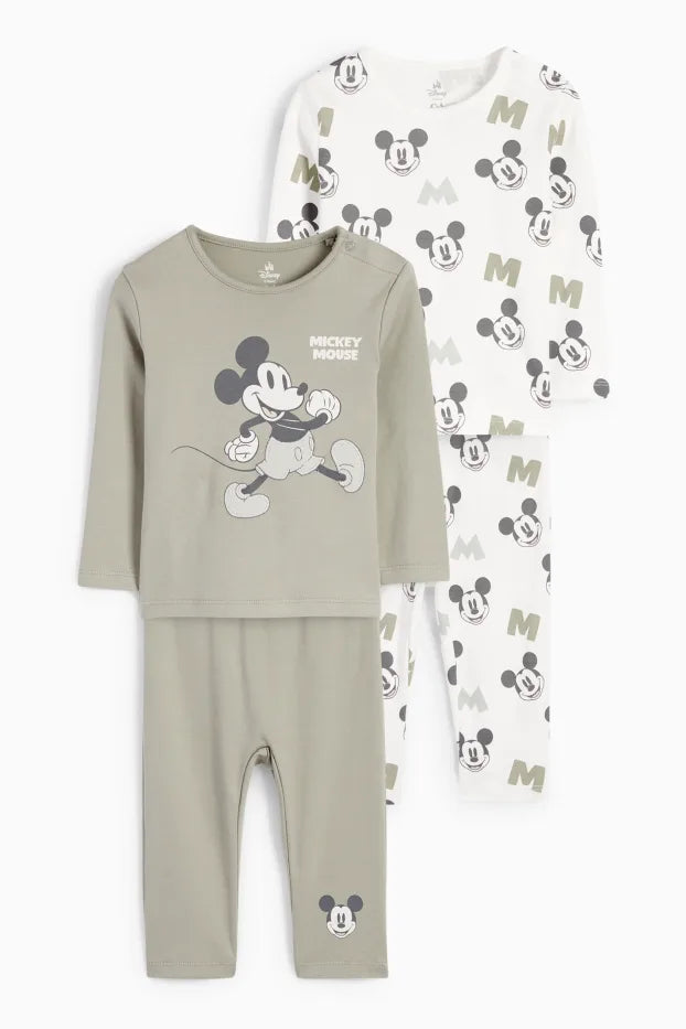 Pack of 2 baby Pyjamas - Mickey Mouse