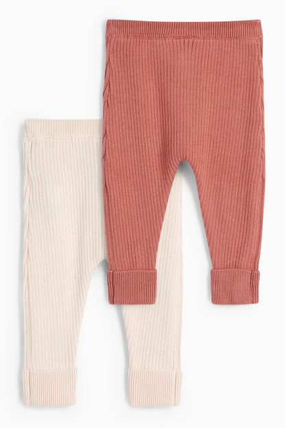 Pack of 2 knitted pants