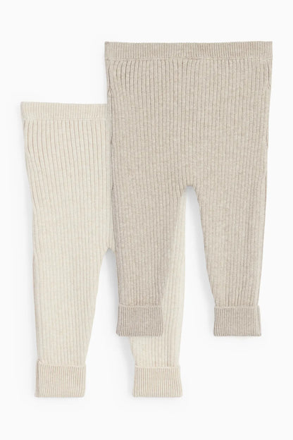 Pack of 2 knitted pants