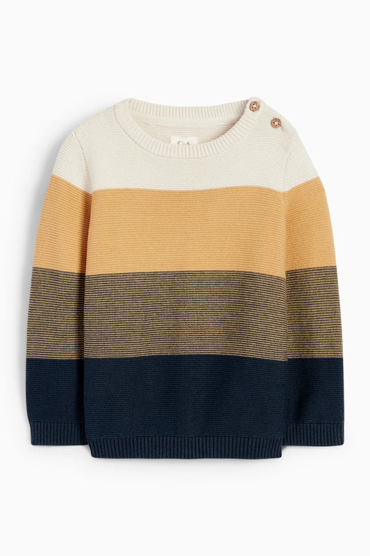 Baby sweater - striped