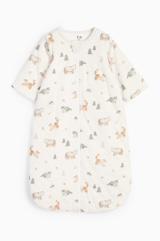 Woodland animals - baby sleeping bag - 6-18 months