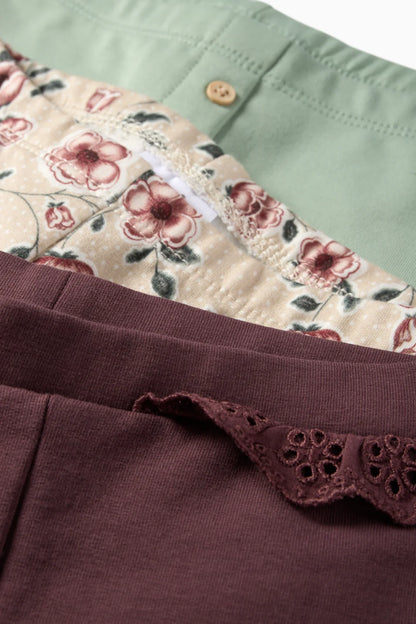 Flowers - 3 Thermal Leggings