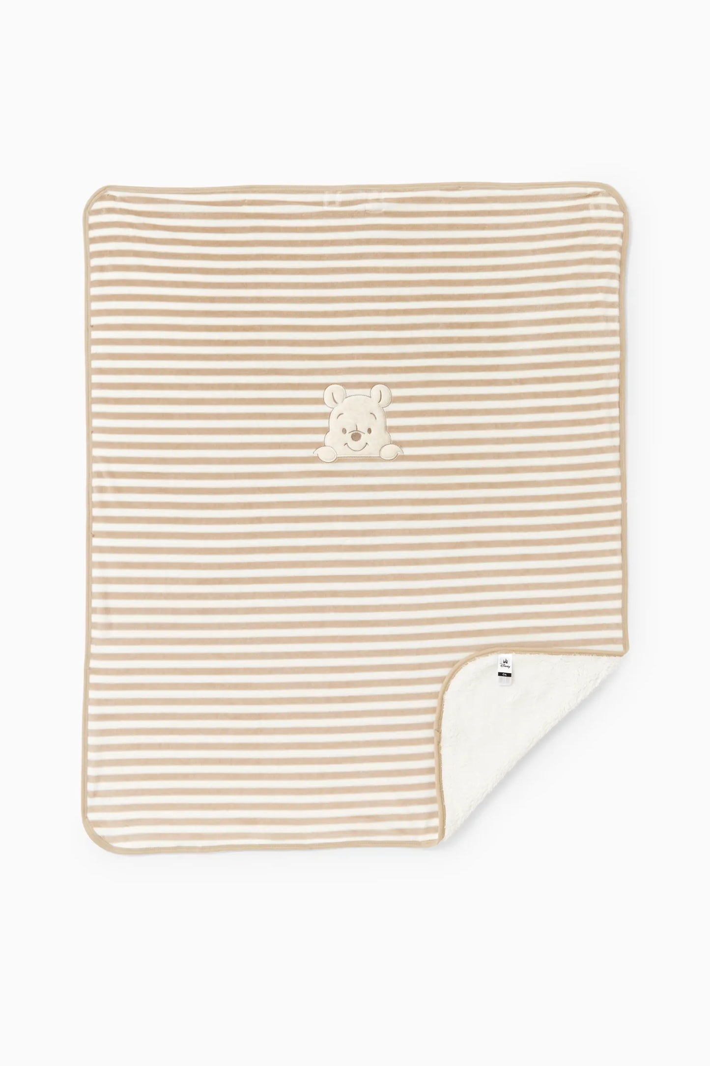 Winnie the Pooh striped blanket