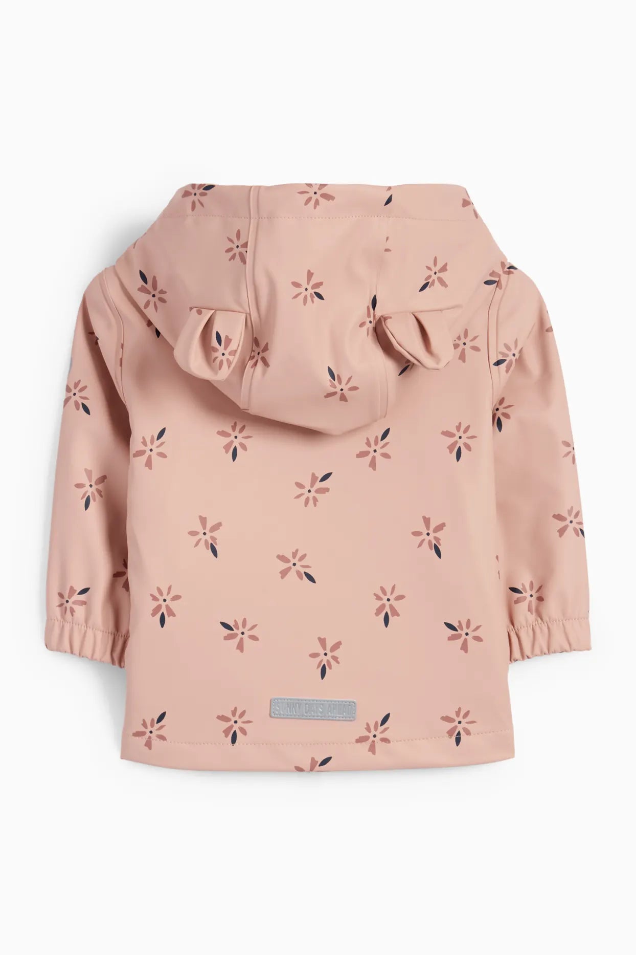 Floral waterproof baby jacket