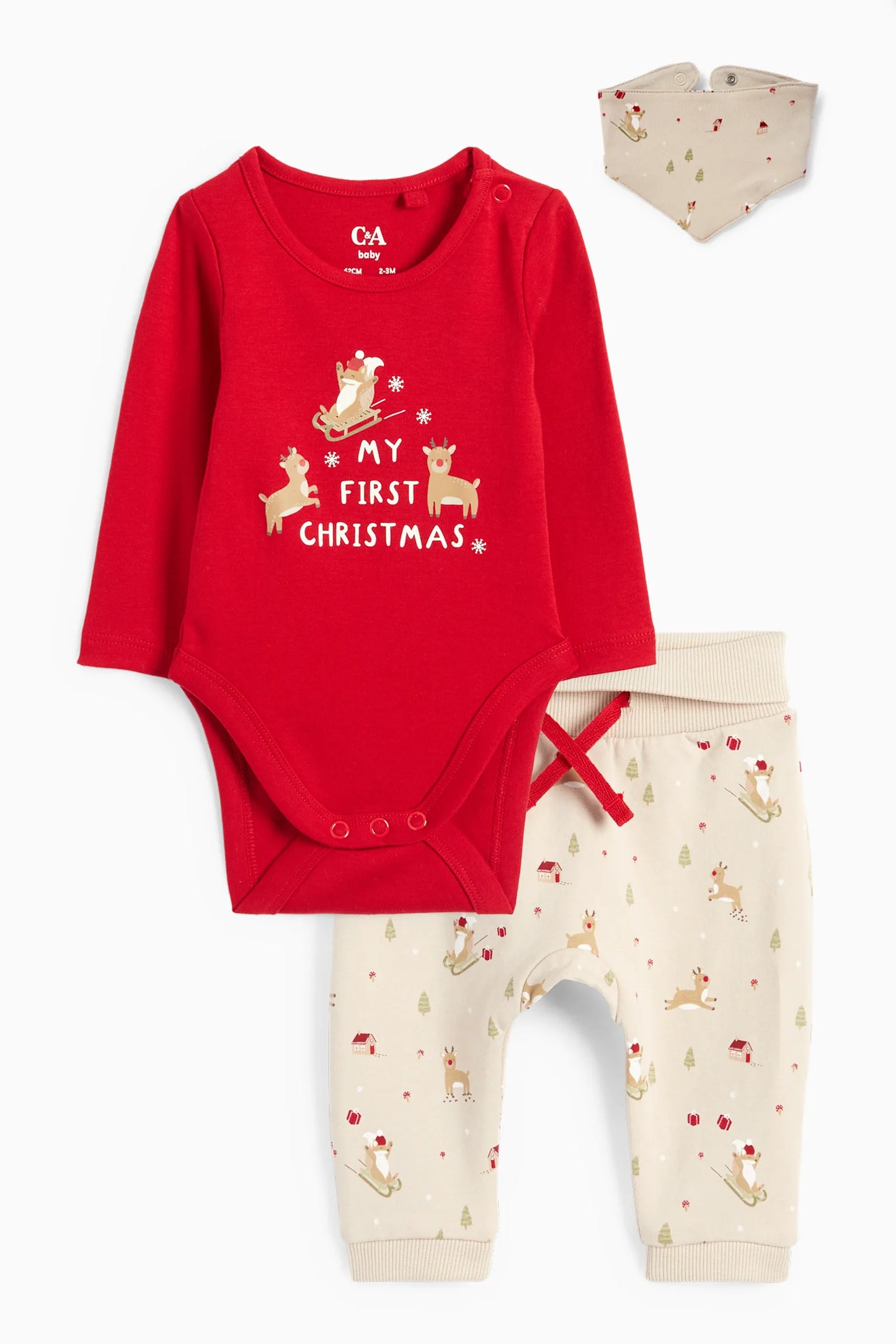 Reindeer Christmas outfit - 3 piece