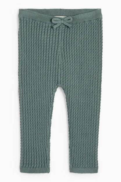 Knitted baby leggings