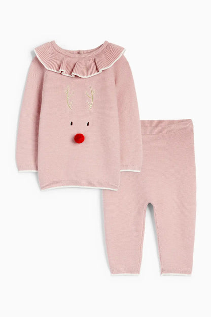 Reindeer knit outfit