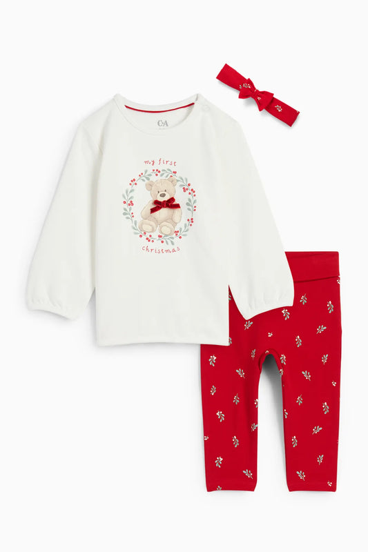 Christmas baby outfit - 3 piece