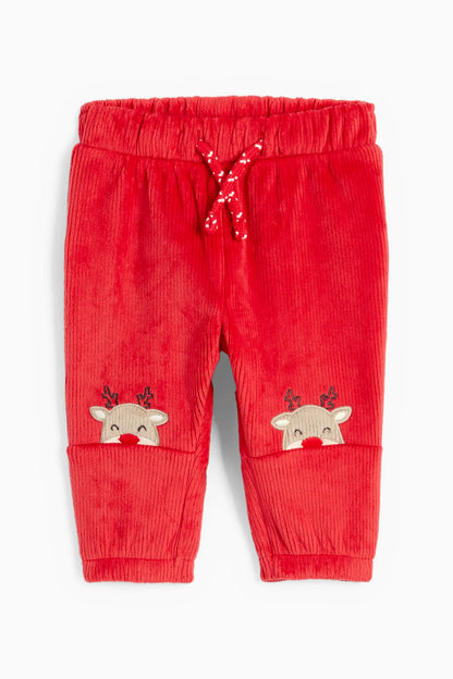 Christmas thermal pants