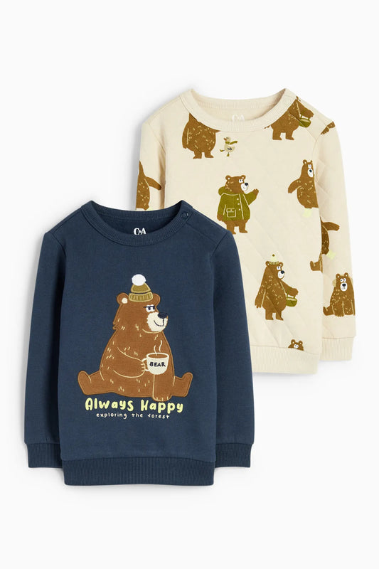 Pack of 2 bear sweatshirts