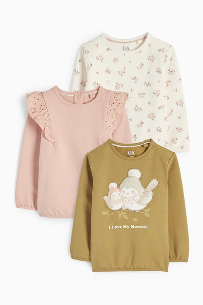 Pack of 3 - birds - sweatshirts