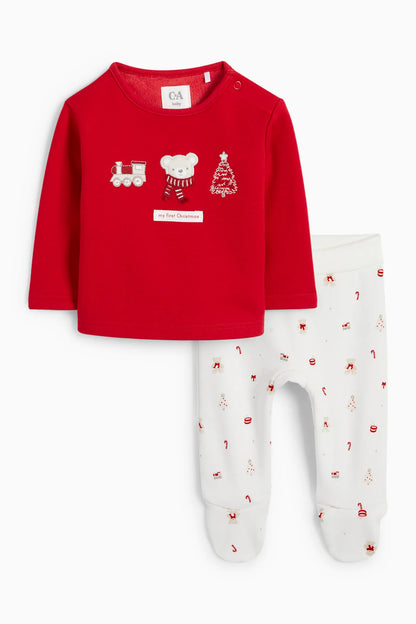 Teddy bear Christmas outfit