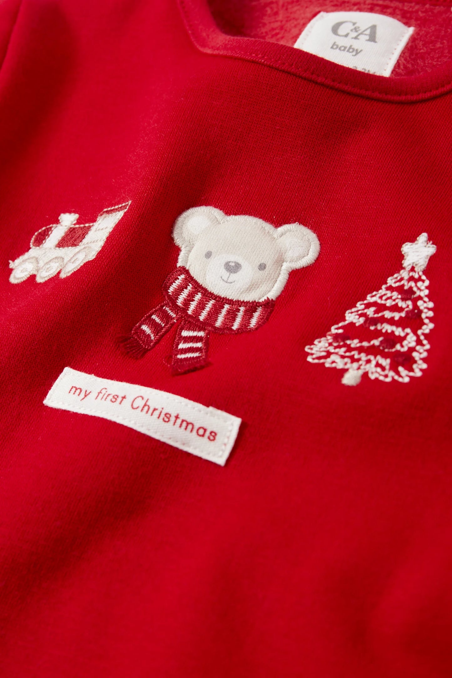 Teddy bear Christmas outfit