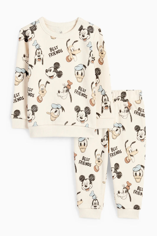 All-over printed Mickey Mouse 2 pieces outfit