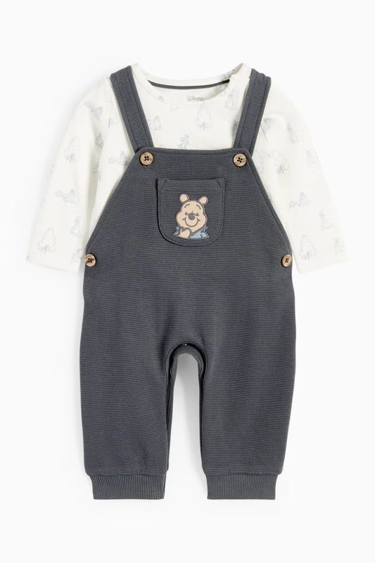 Winnie the Pooh 2 piece dungarees set