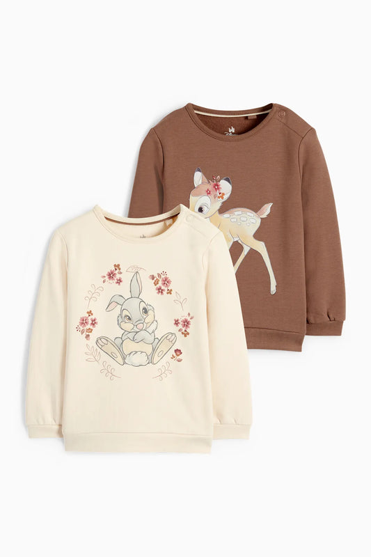 Pack of 2 bambi sweatshirts