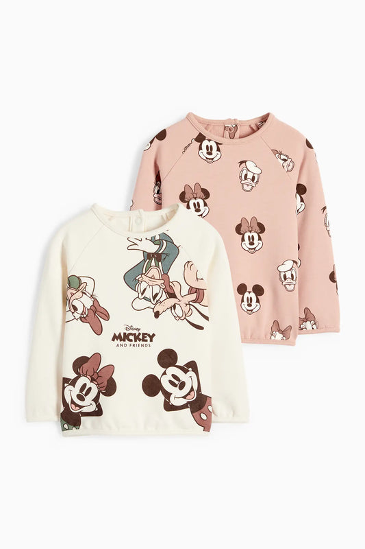 Pack of 2 Mickey Mouse & friends sweatshirts