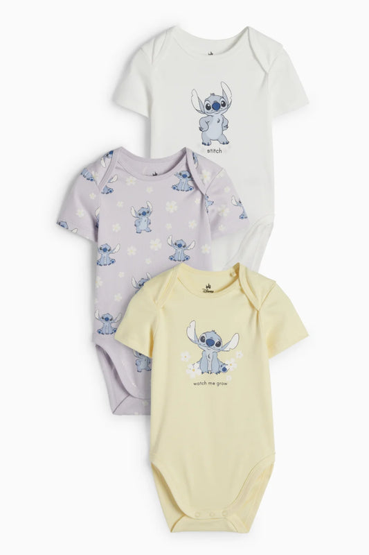 Pack of 3 bodysuits - Stitch