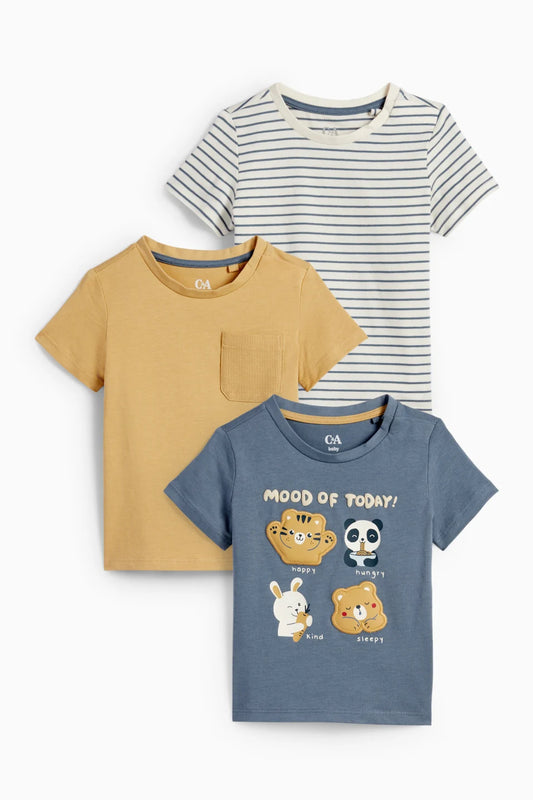 Pack of 3 T-shirts - Animals - Mood of the Day