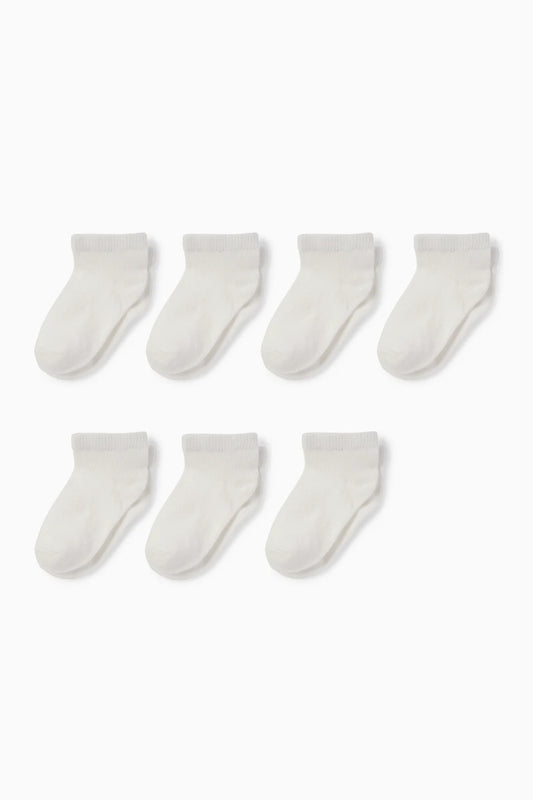 Pack of 7 baby socks - unisex