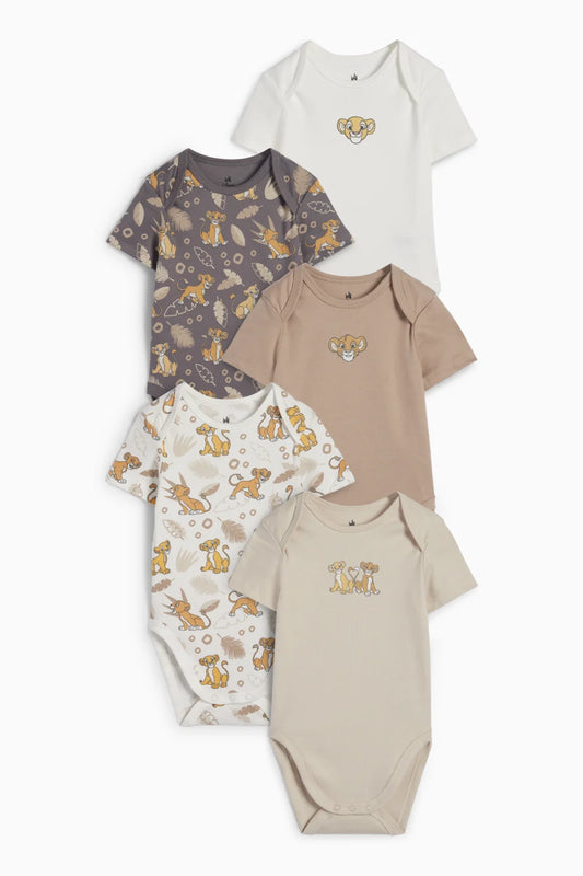 Pack of 5 bodysuits - Simba