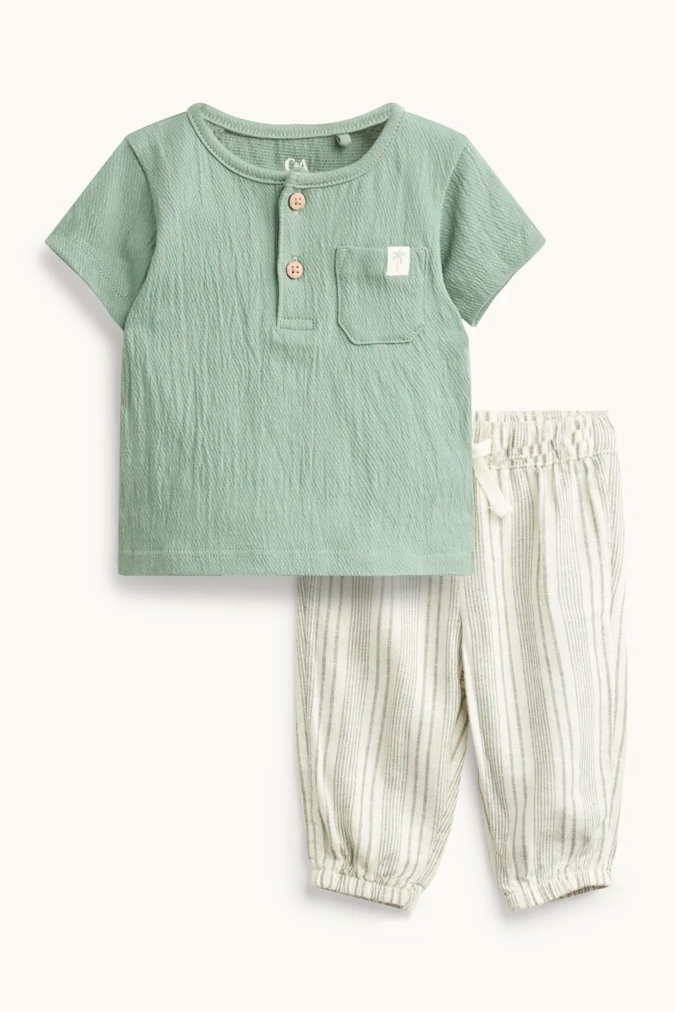 Baby linen outfit - Green