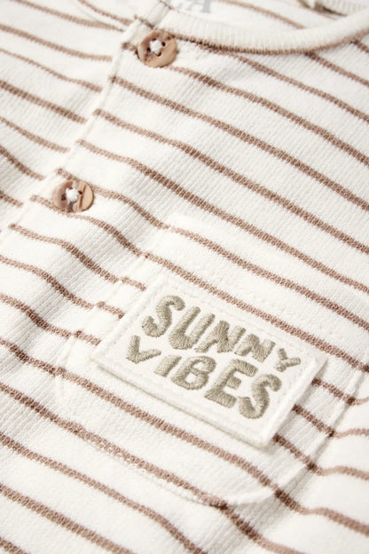 Baby short sleeve shirt - striped - Sunny Vibes