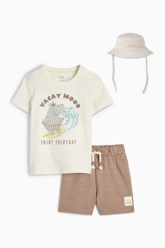 Baby Outfit - Hippo - Vacation Mood On