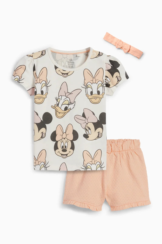 Minnie Mouse & Daisy Duck - 3 pieces outfit
