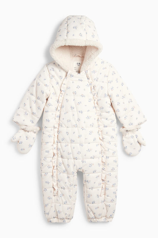 Flory - Baby snowsuit with hood