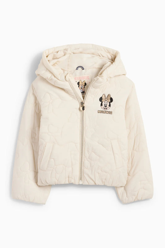 Minnie Mouse - Hooded Quilted Jacket - water repellent