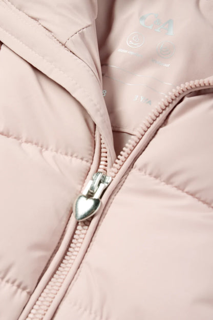 Quilted jacket with hood - water repellent