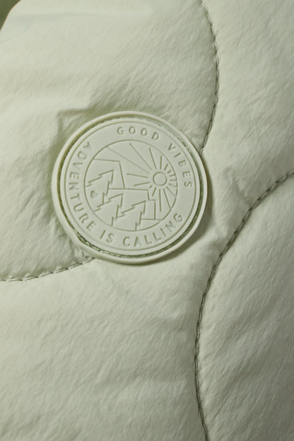 Quilted jacket with hood - water repellent