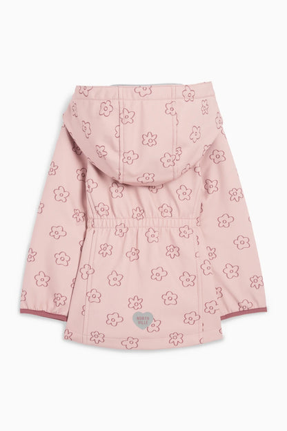 Floral - Waterproof jacket with hood