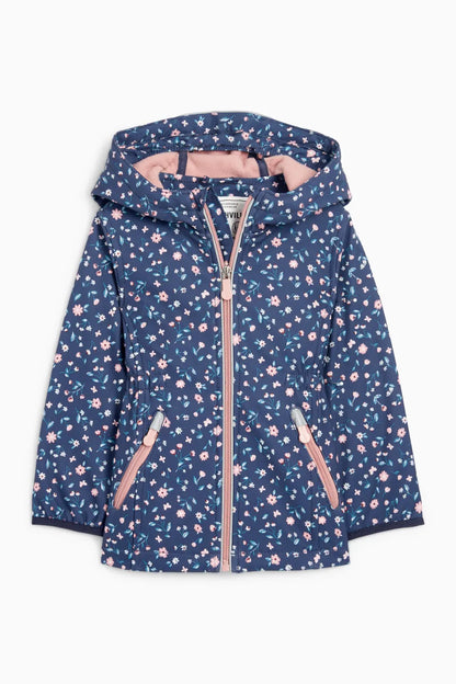 Floral - Waterproof jacket with hood