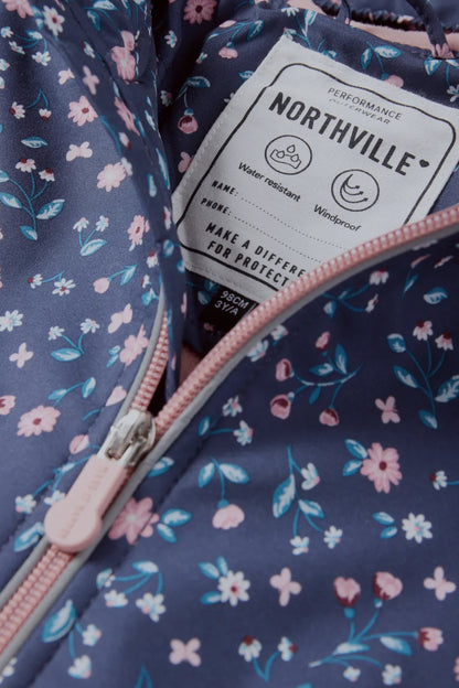 Floral - Waterproof jacket with hood